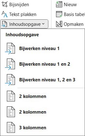 SlideDeck automatische inhoudsopgave PowerPoint